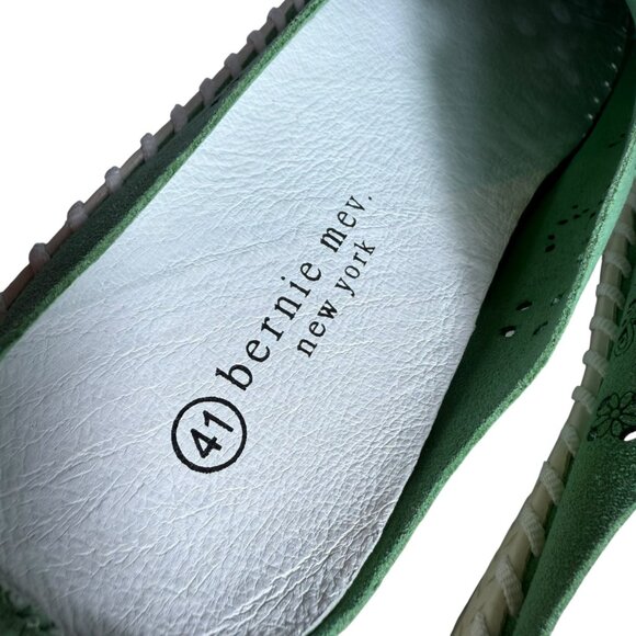 Bernie Mev Perforated Green Slip-On Comfort Mule – Size 41 EU – EUC - Picture 8 of 9